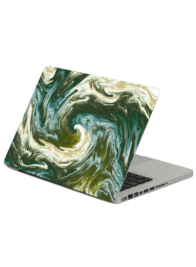 Fast Print Fractal Twisted Wavy Printed Laptop Sleeve Multicolour 