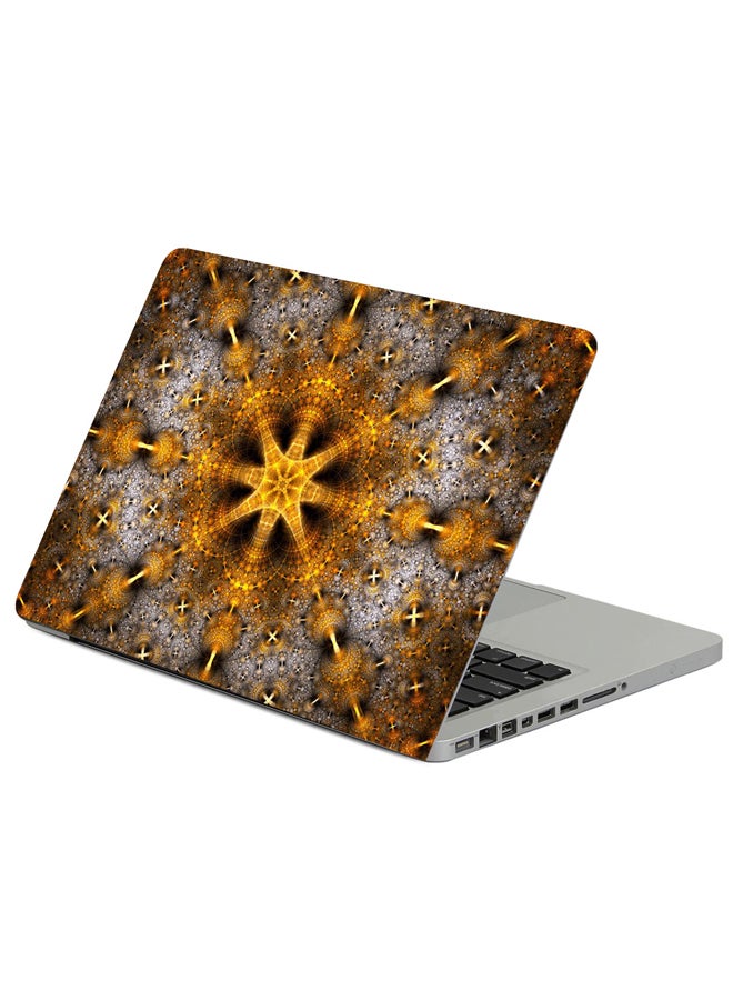 Fast Print - Fractal Pattern Swirling Printed Laptop Sleeve Multicolour - Image 1