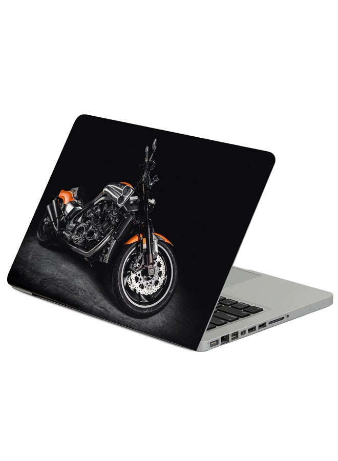 Fast Print Yamaha V Max Motorcycle Printed Laptop Sleeve Multicolour 