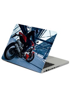 Ducati Motorcycle Motorcyclist Printed Laptop Protector Multicolour