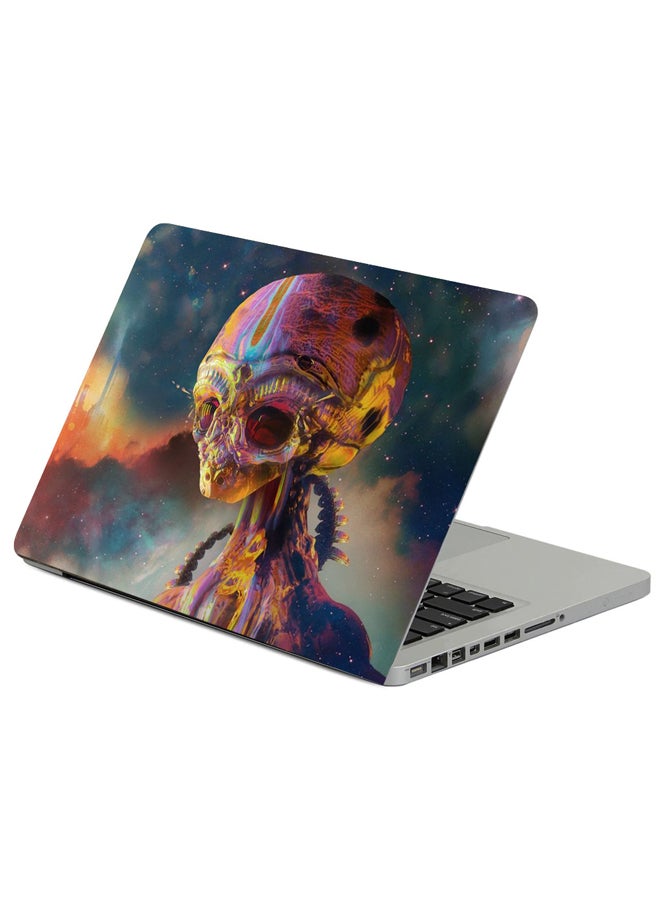 Fast Print Alien Art Colorful Printed Laptop Sleeve Multicolour