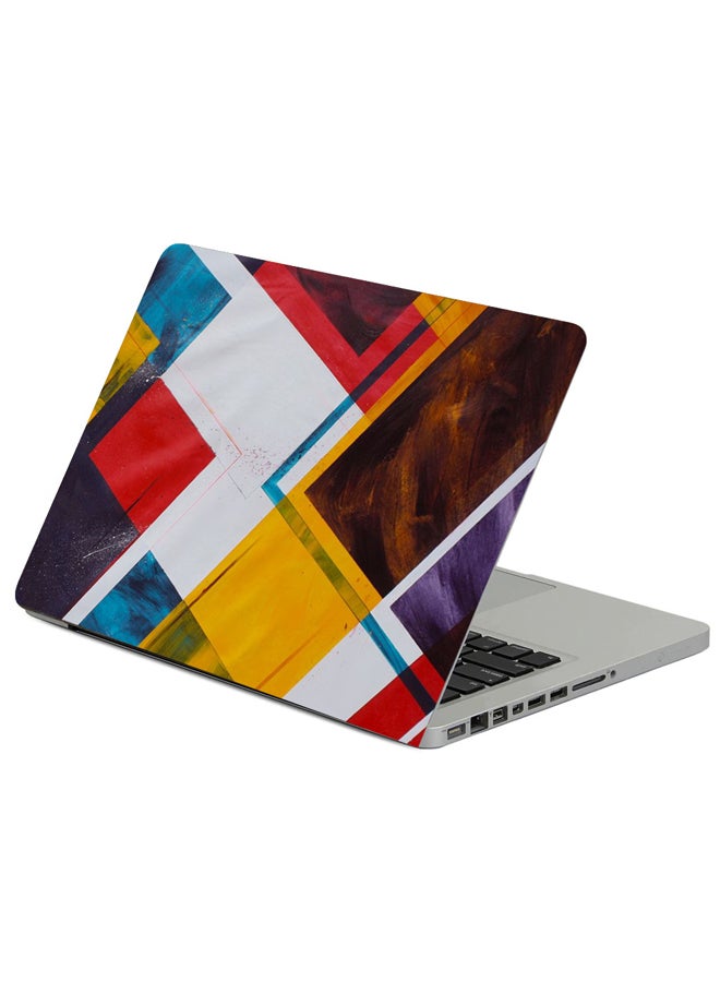 فاست برينت حافظة لابتوب بطبعة ملونة لأشكال وخطوط متعدد الألوان