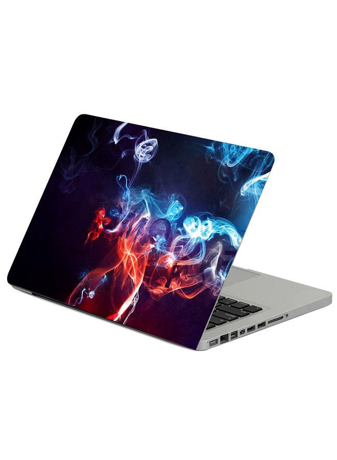 Fast Print Smoke Color Background Printed Laptop Sleeve Multicolour