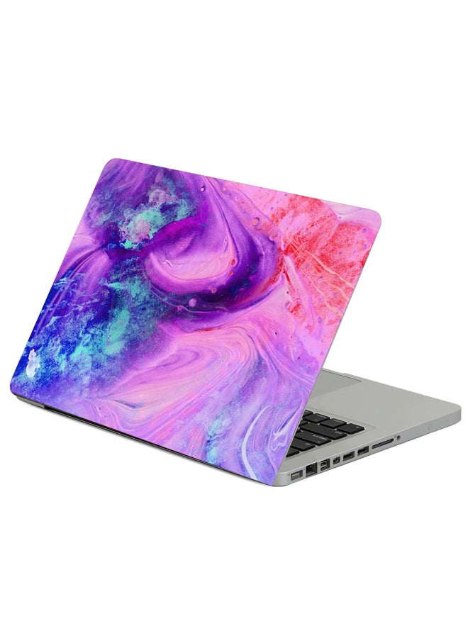 Fast Print Watercolor Spots Stains Printed Laptop Sleeve Multicolour