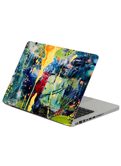Paint Stains Multicoloured Printed Laptop Sleeve Multicolour