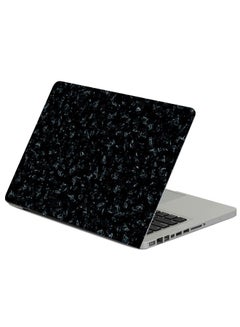 Splinters Black Cubism Printed Laptop Sticker Multicolour