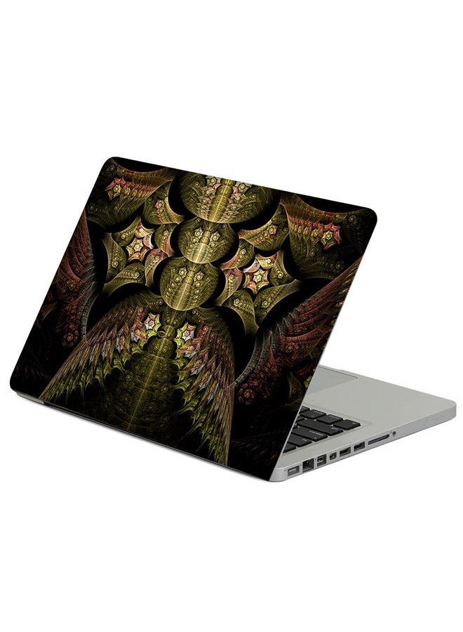 Fast Print - Fractal Abstract Patterns Printed Laptop Sleeve Multicolour - Image 1