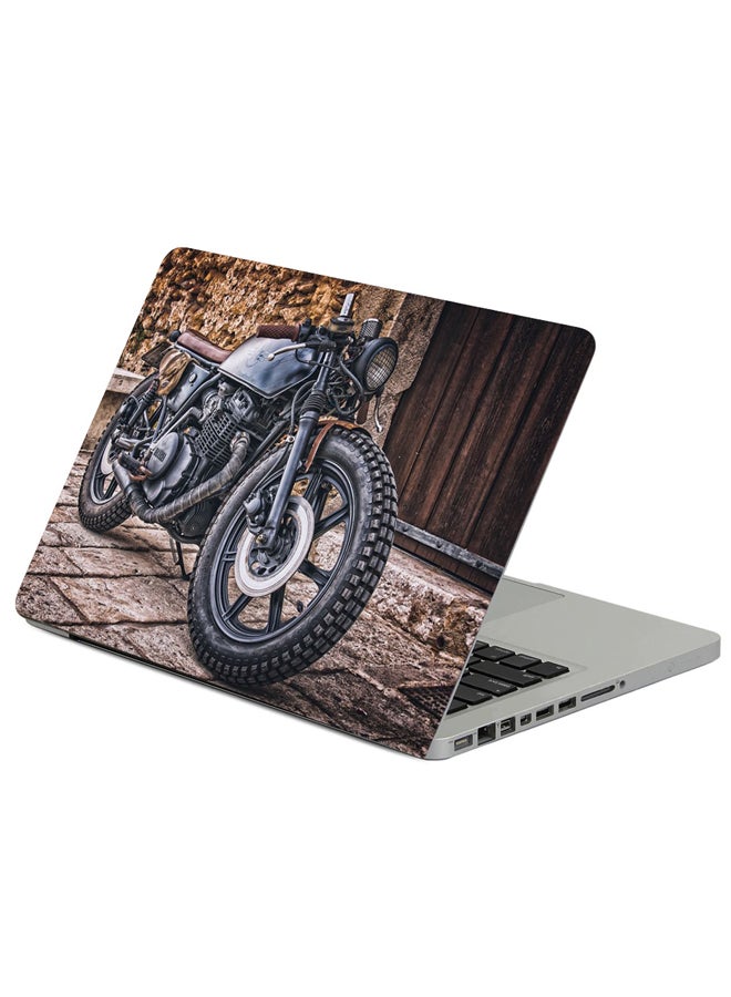 Fast Print Yamaha Motorcycle Cruiser Printed Laptop Sleeve Multicolour 