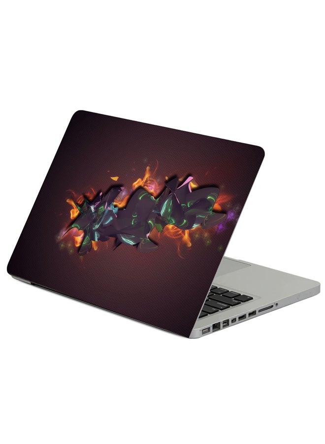 Fast Print - Abstraction Patterns Stripes Printed Laptop Sleeve Multicolour - Image 1