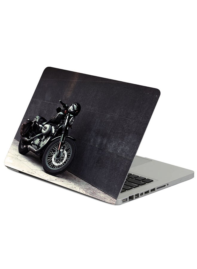 Fast Print Motorcycle Bike Helmet Printed Laptop Sleeve Multicolour 