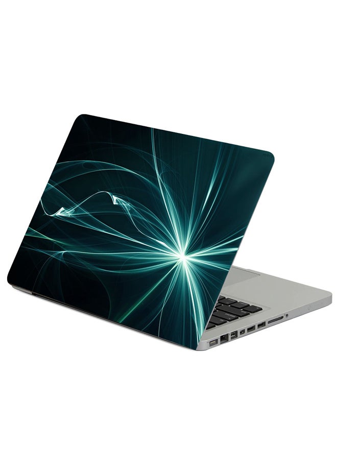 Fast Print Line Background Light Printed Laptop Sleeve Multicolor