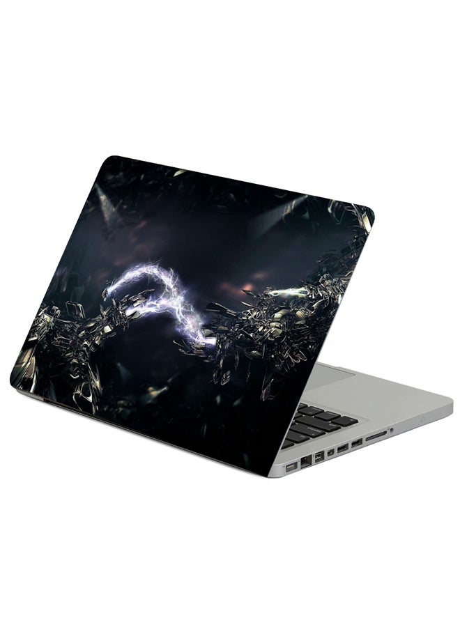 Fast Print Electric Current Metal Printed Laptop Sleeve Multicolor