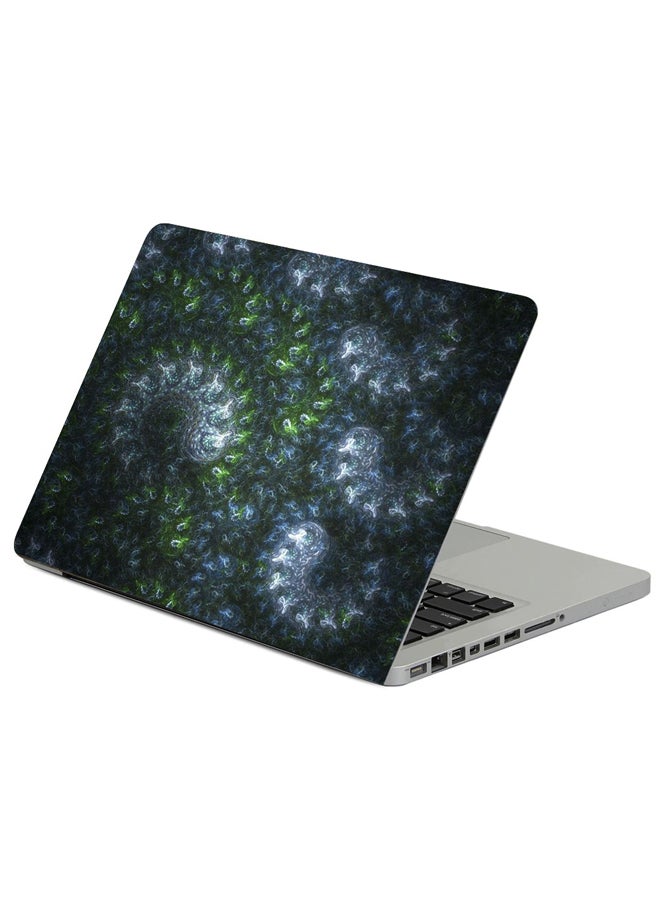 Fast Print Patterns Background Green Printed Laptop Sleeve Multicolor