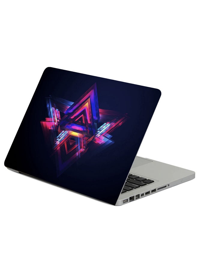 Fast Print Triangle Bright Colorful Printed Laptop Sleeve Multicolor