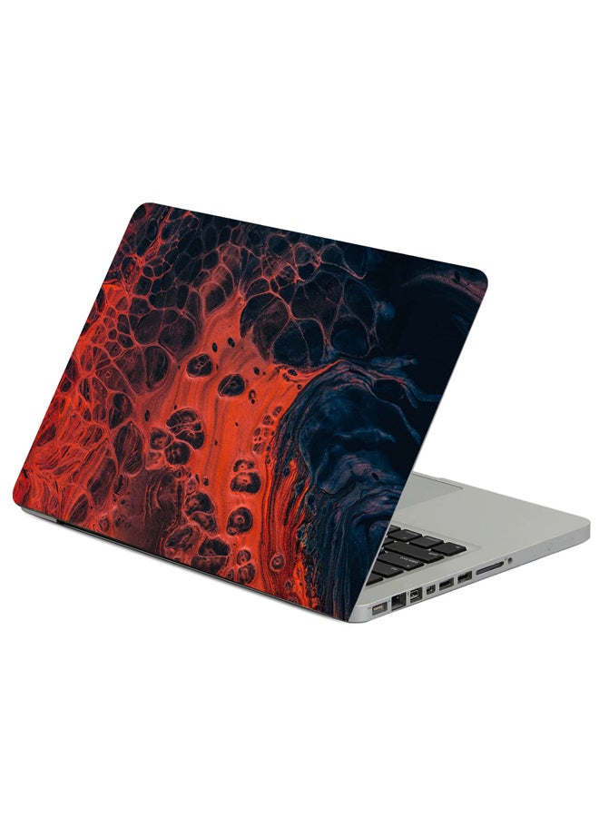 Paint Liquid Stains Printed Laptop Sleeve Multicolor
