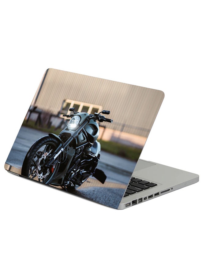 Fast Print Harley Davidson Vrod Custom Bike Printed Laptop Sicker Multicolour