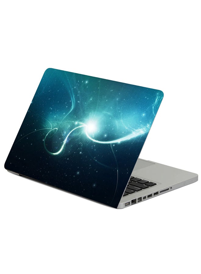 حافظة لابتوب بطبعة أضواء ساطعة للنجوم متعدد الألوان