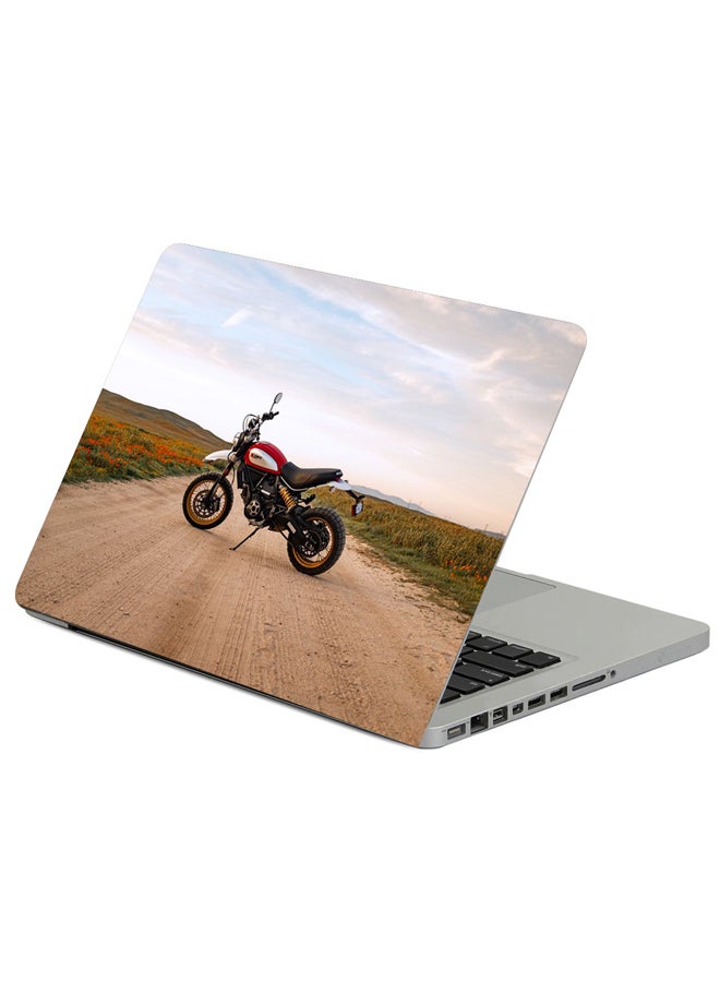 حافظة لابتوب بطبعة الدراجة النارية دوكاتي سكرامبلر متعدد الألوان