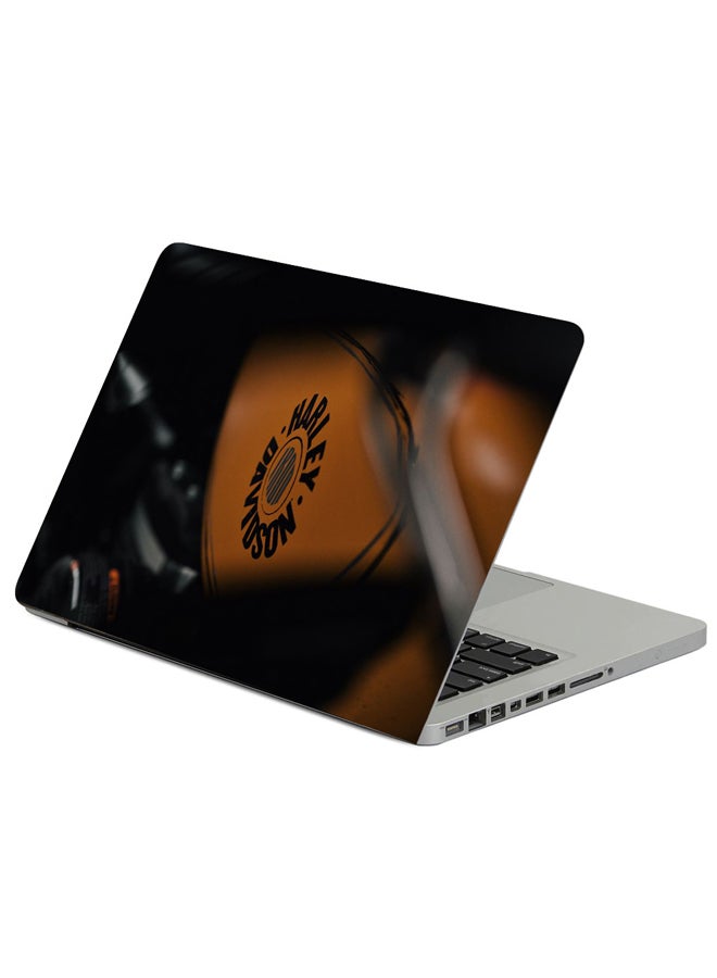 حافظة لابتوب بطبعة دراجة نارية هارلي ديفيدسون متعدد الألوان