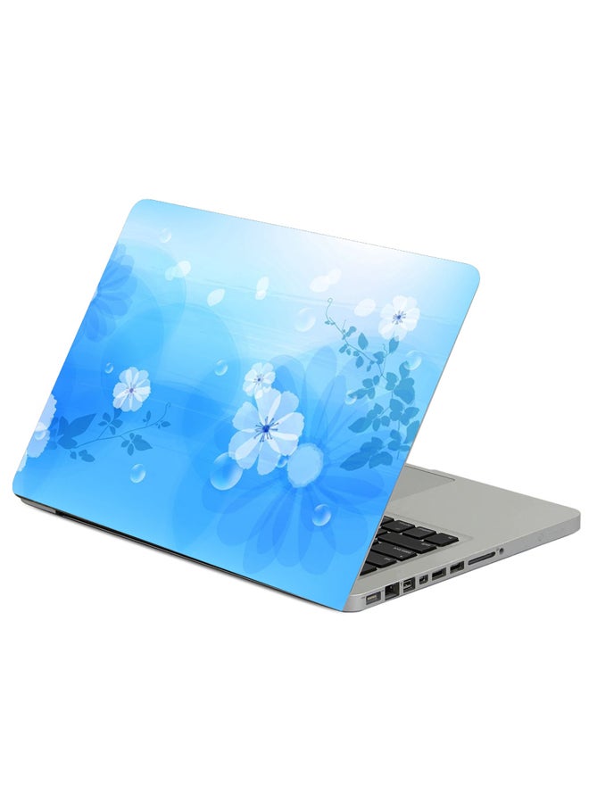 Fast Print Flowers Abstract Background Printed Laptop Sleeve Multicolor 