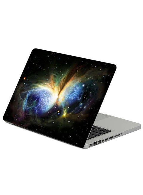Light Color Overflow Printed Laptop Sleeve Multicolor