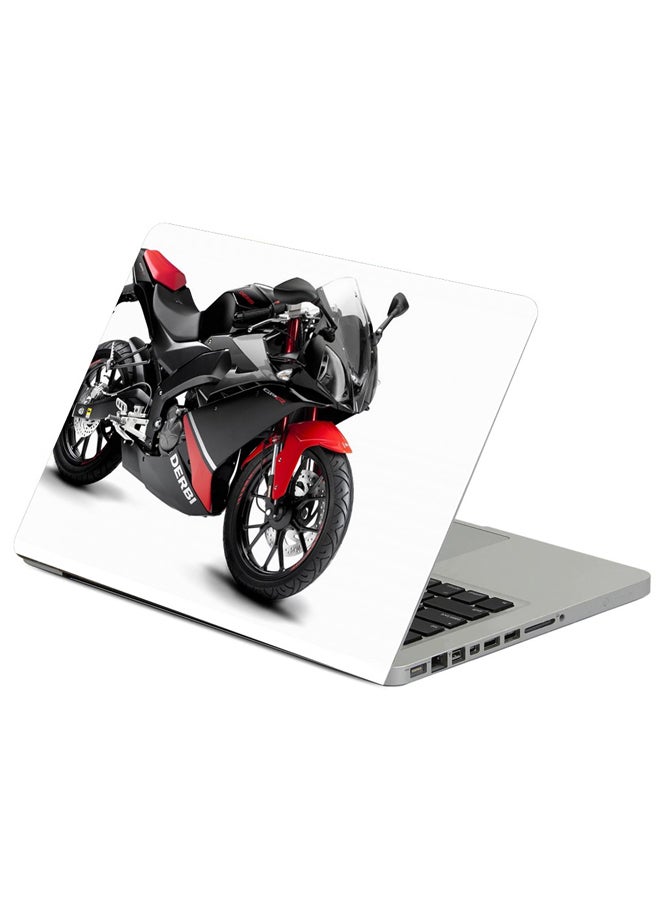 Fast Print Motorbike Derbi Gpr Sports Printed Laptop Sleeve Multicolor