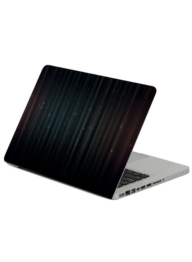 Fast Print Line Vertical Dark Printed Laptop Sleeve Multicolor