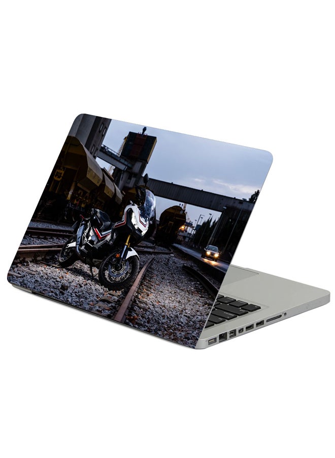 Fast Print Motorcycle Bike Rails Printed Laptop Sleeve Multicolor