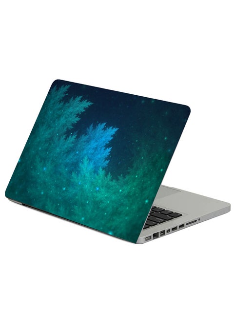 Fractal Sparkles Glow Printed Laptop Sleeve Multicolor