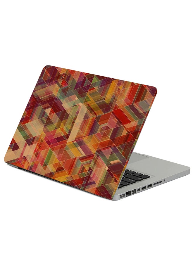 Background Line Colorful Printed Laptop Sleeve Multicolor