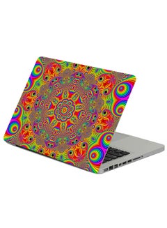 Abstraction Colorful Circles Printed Laptop Sleeve Multicolor