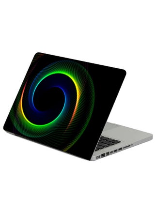 Fractal Spiral Abstraction Printed Laptop Sleeve Multicolor - v1610895813/N43625393A_1
