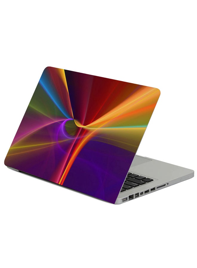 فاست برينت حافظة لابتوب بطبعة خطوط متوهجة متعدد الألوان