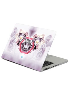 Fast Print Tiger Face Striped Printed Laptop Sleeve Multicolor 