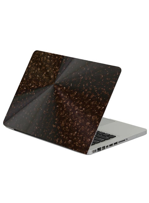 Line Background Dots Printed Laptop Sleeve Multicolor