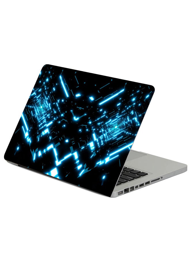 حافظة لابتوب بطبعة أشكال مضيئة متعدد الألوان