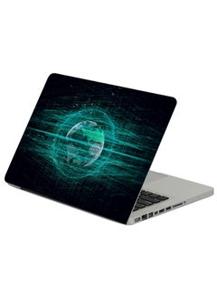 Planet Sphere Hologram Printed Laptop Sleeve Multicolor