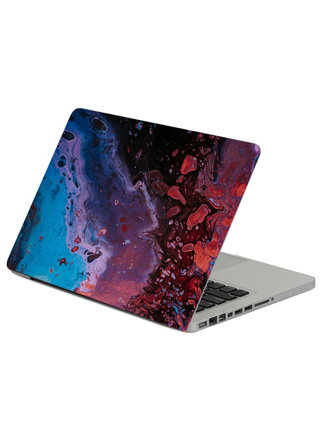 Fast Print Stains Paint Liquid Printed Laptop Sleeve Multicolor