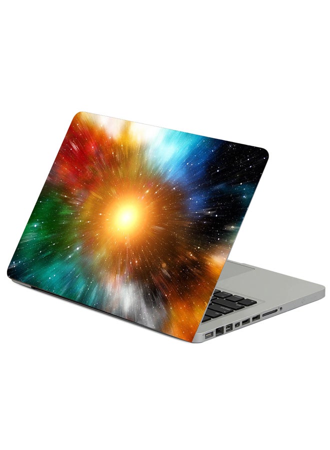 Fast Print Rays Colorful Sun Printed Laptop Sleeve Multicolor