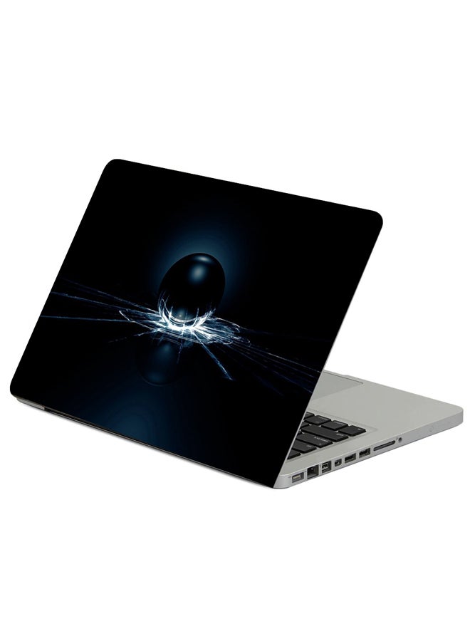 Fast Print Ball Crack Glass Printed Laptop Sleeve Multicolor 