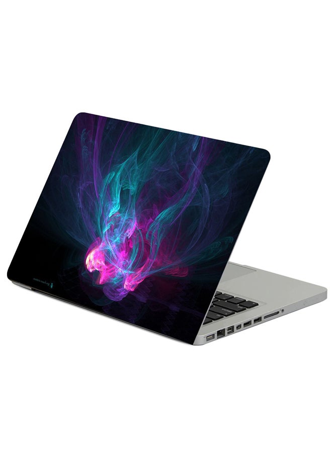 Fast Print Pink Blue Light Printed Laptop Sleeve Multicolor 