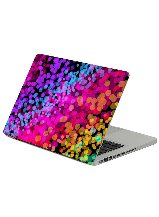 Fast Print Colorful Community Glare Printed Laptop Sleeve Multicolor
