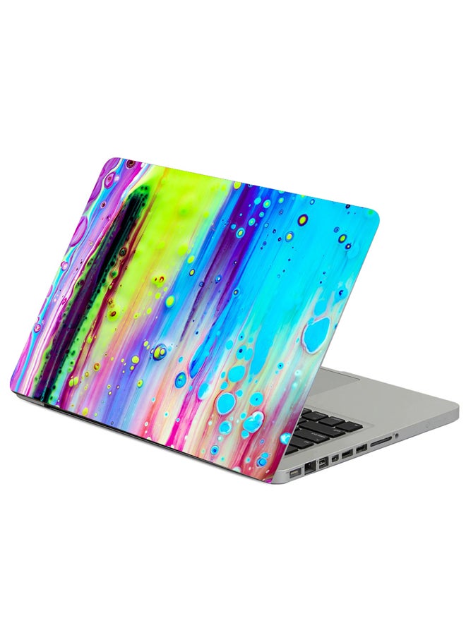 Fast Print Paint Stains Liquid Printed Laptop Protector Multicolor 