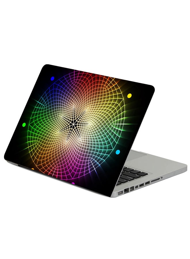 Fast Print - Abstraction Colorful Shapes Printed Laptop Sleeve Multicolour - Image 1