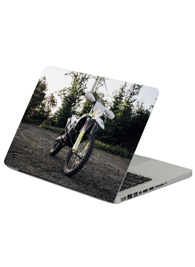 Fast Print Motorcycle Bike Cross Printed Laptop Sleeve Multicolour