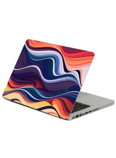 Waves Colorful Abstraction Printed Laptop Sleeve Multicolour