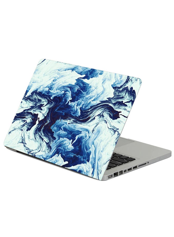 Fast Print Stains Blending Abstraction Printed Laptop Sleeve Multicolour
