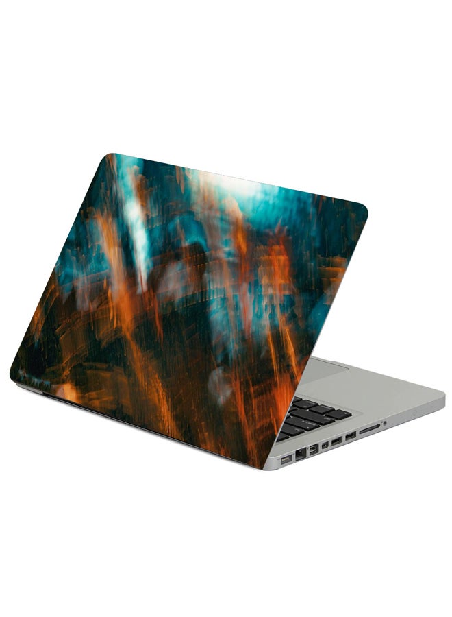 Abstraction Blur Spots Printed Laptop Sleeve Multicolour