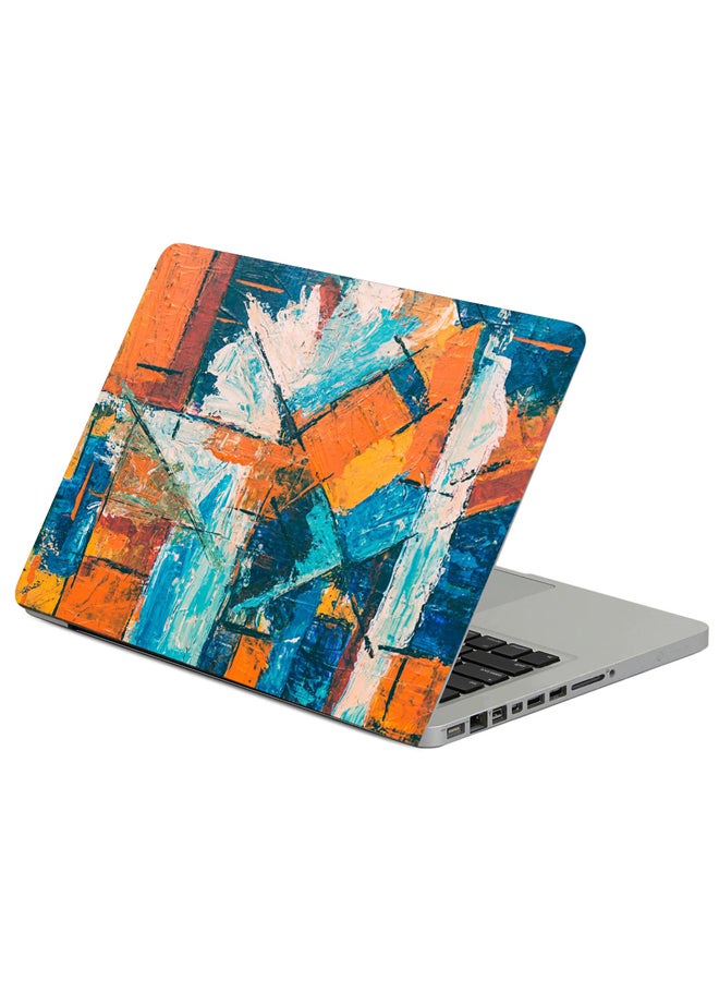 Fast Print Paint Abstract Stains Printed Laptop Sleeve Multicolour 