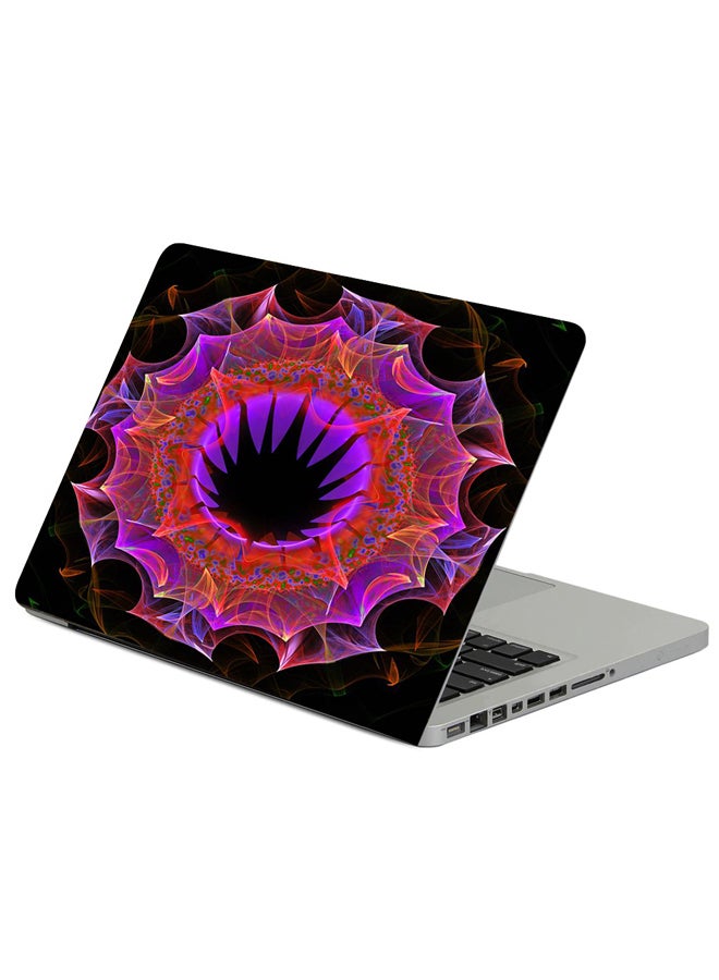 حافظة لابتوب مزينة بطبعة تجريدية بألوان ساطعة متعدد الألوان